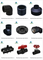 PE potrubná armatúra HDPE ventily Konštrukcia Zásuvka pre pripojenie potrubia Potrubie pre vodovodné potrubie